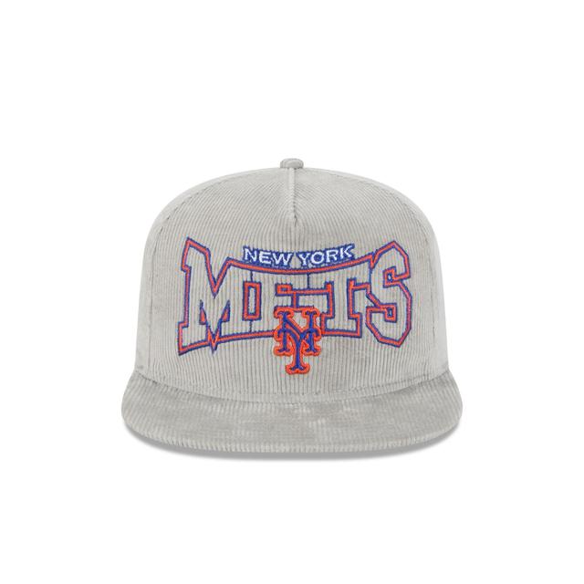 New York Mets Gray Cord Golfer Hat Male Product Image