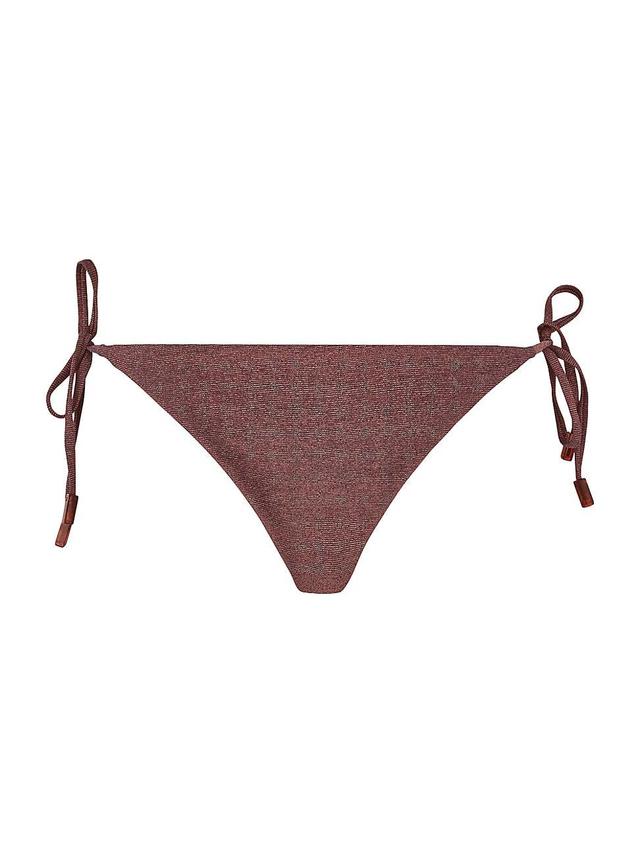 Womens Changeant Tie Bikini Bottom Product Image