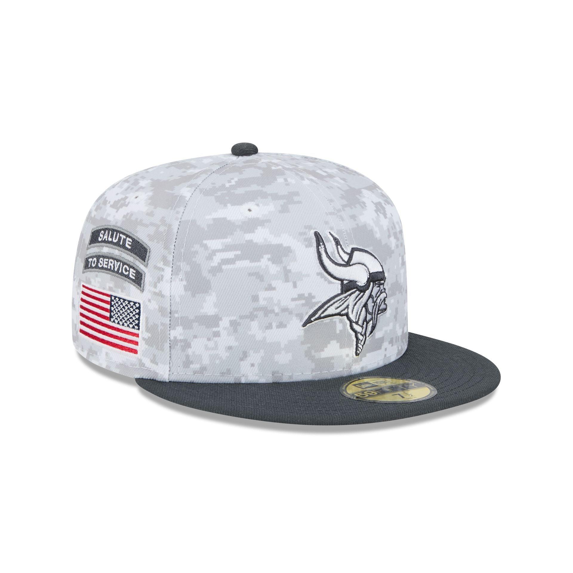 Minnesota Vikings 2024 Salute to Service 59FIFTY Fitted Hat Male Product Image