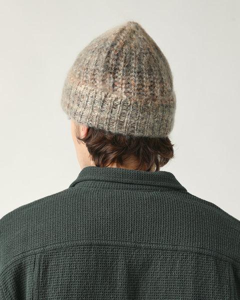 Space Dye Mohair Beanie - Natural Product Image