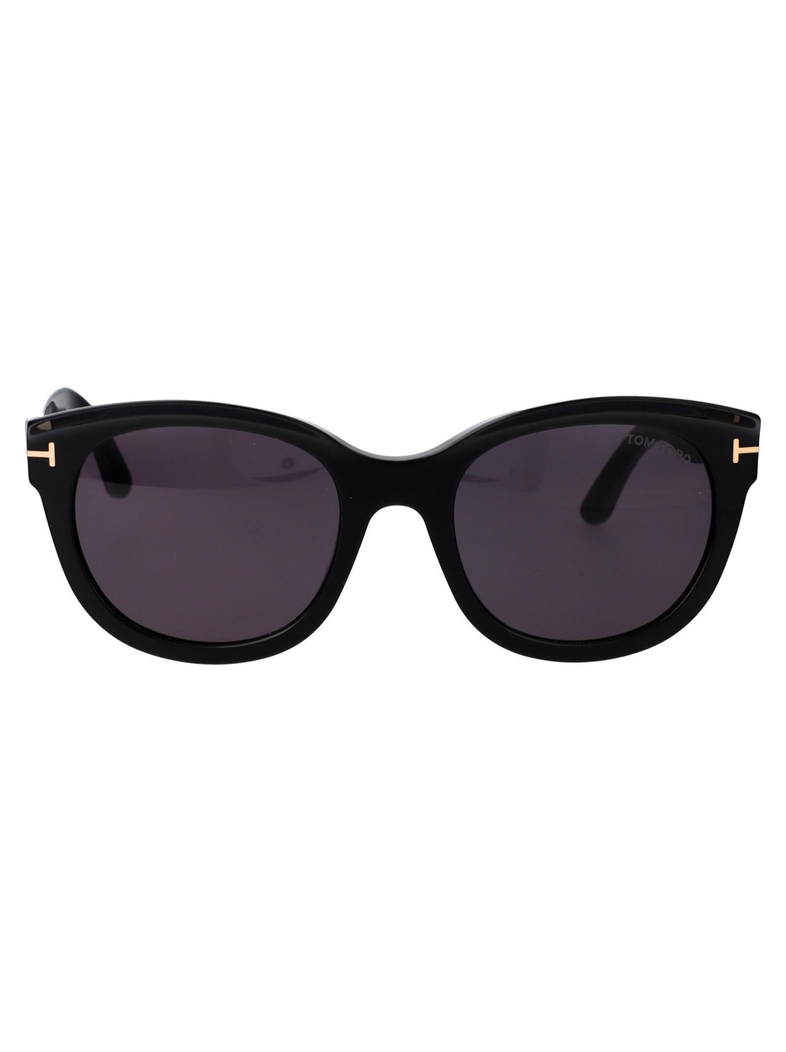 RAY BAN 55mm Gradient Polarized Square Sunglasses In Havana Product Image