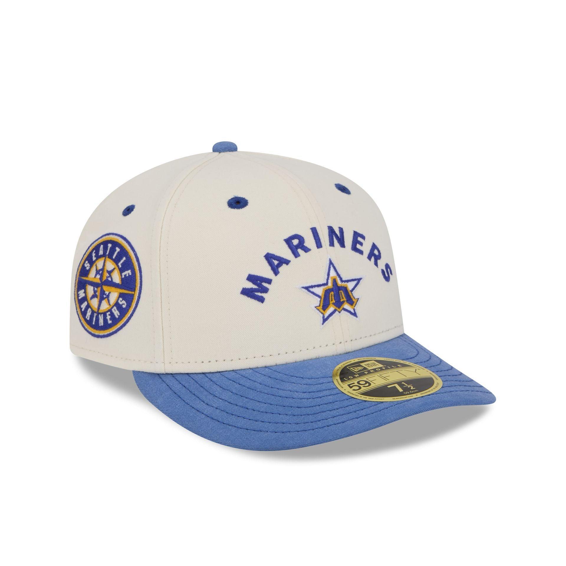 Seattle Mariners Vintage Stack Low Profile 59FIFTY Fitted Hat Male Product Image