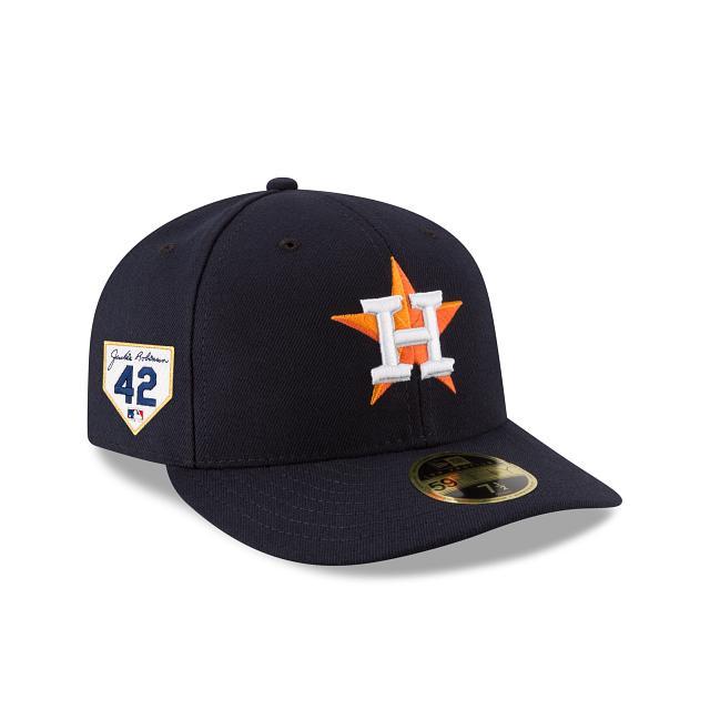 Houston Astros Jackie Robinson Day 2024 Low Profile 59FIFTY Fitted Hat Male Product Image