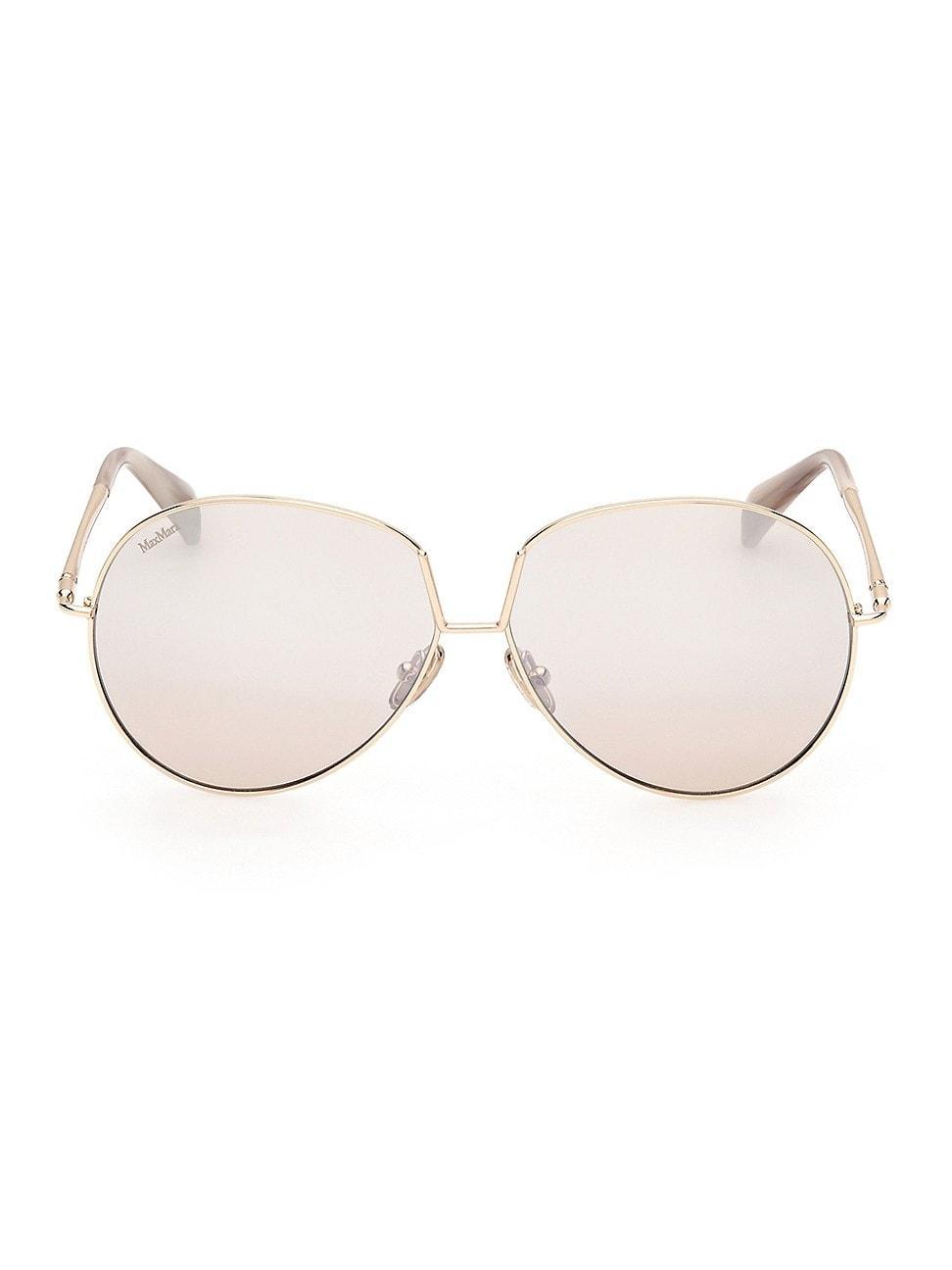 Womens Design8 60MM Aviator Sunglasses Product Image