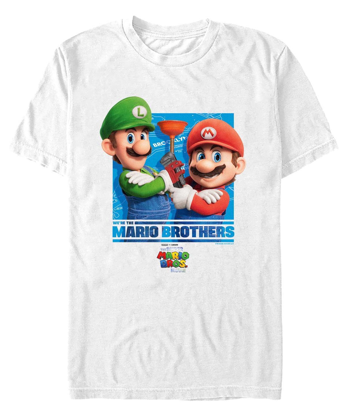 Mens The Super Mario Bros. Movie Plumber Brothers Graphic Tee Product Image