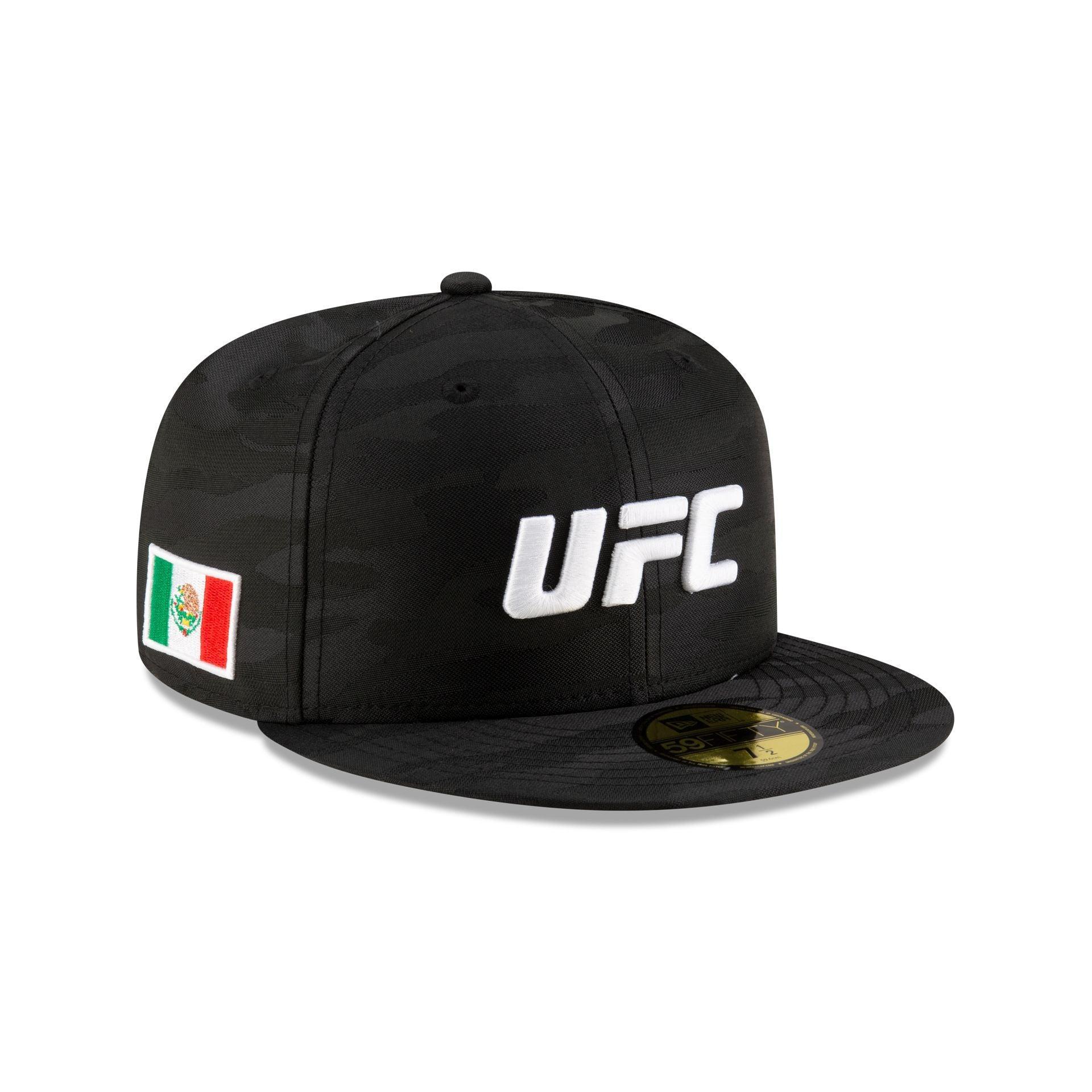 UFC Mexico Black Camo 59FIFTY Fitted Hat Male Product Image