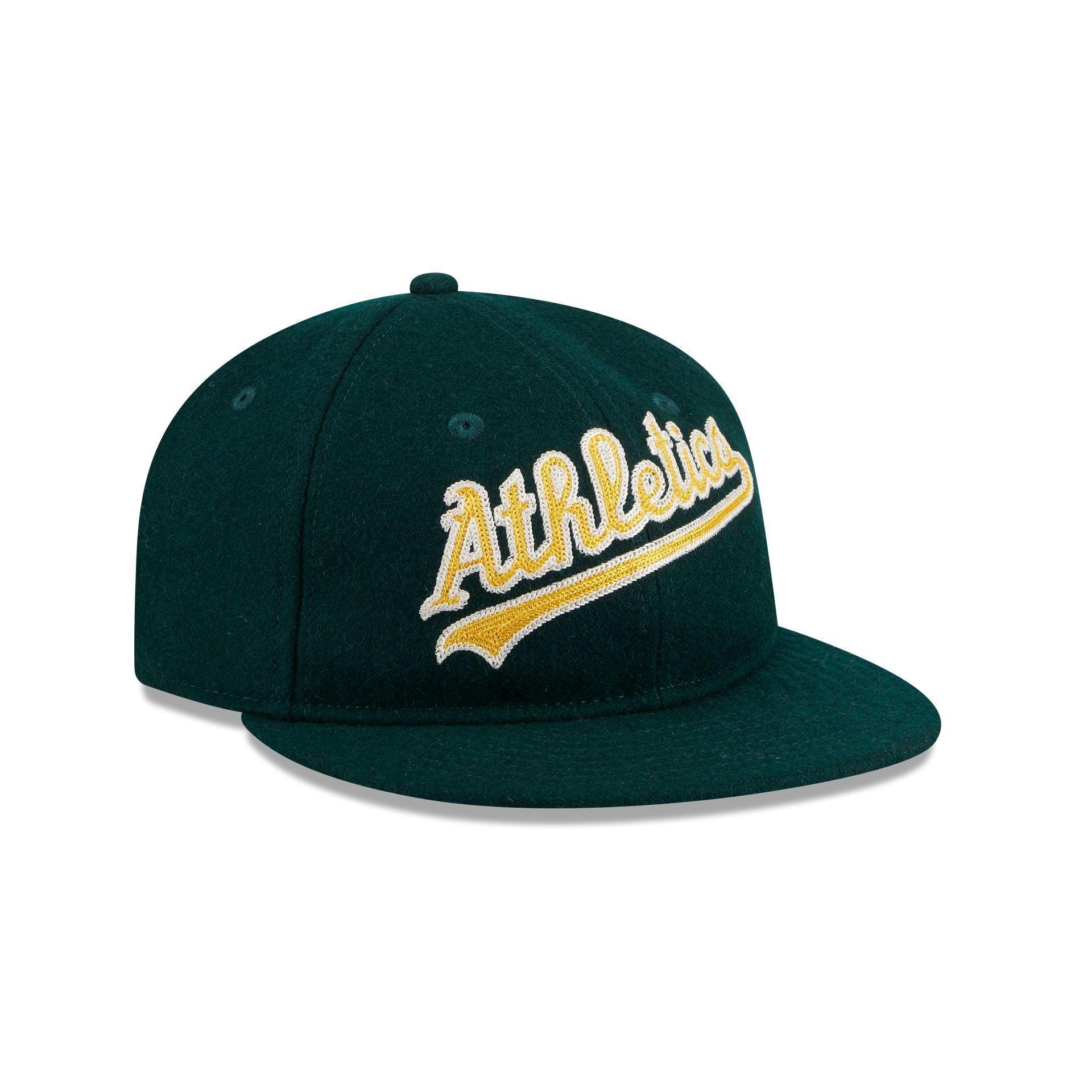 Oakland Athletics Melton Wool Retro Crown 9FIFTY Adjustable Hat Male Product Image