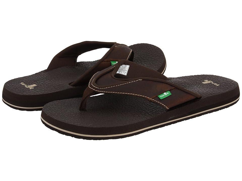 Sanuk Mens Beer Cozy Primo Thong Sandals Product Image