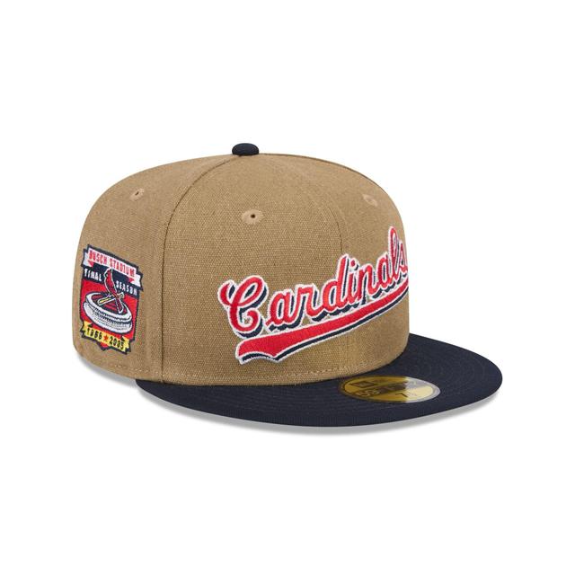 Cleveland Guardians Canvas Crown 59FIFTY Fitted Hat Male Product Image