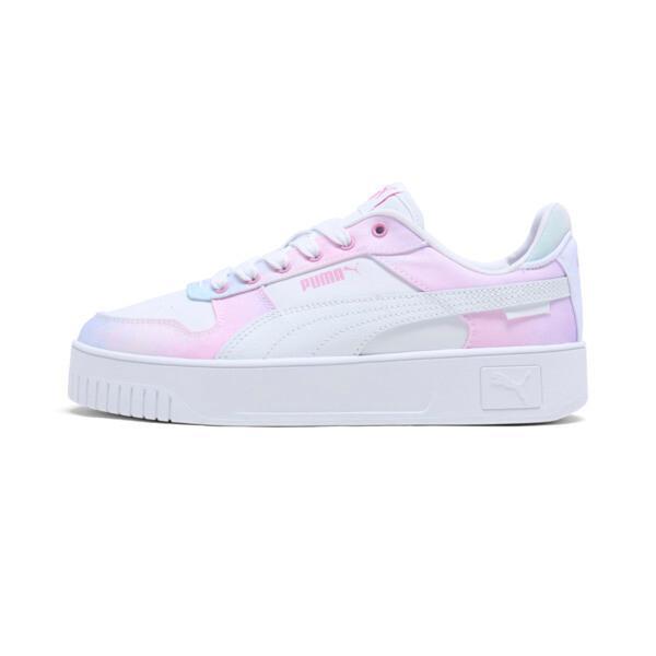 PUMA Carina Street Watercolor Women's Sneakers in Mauved Out/White Product Image