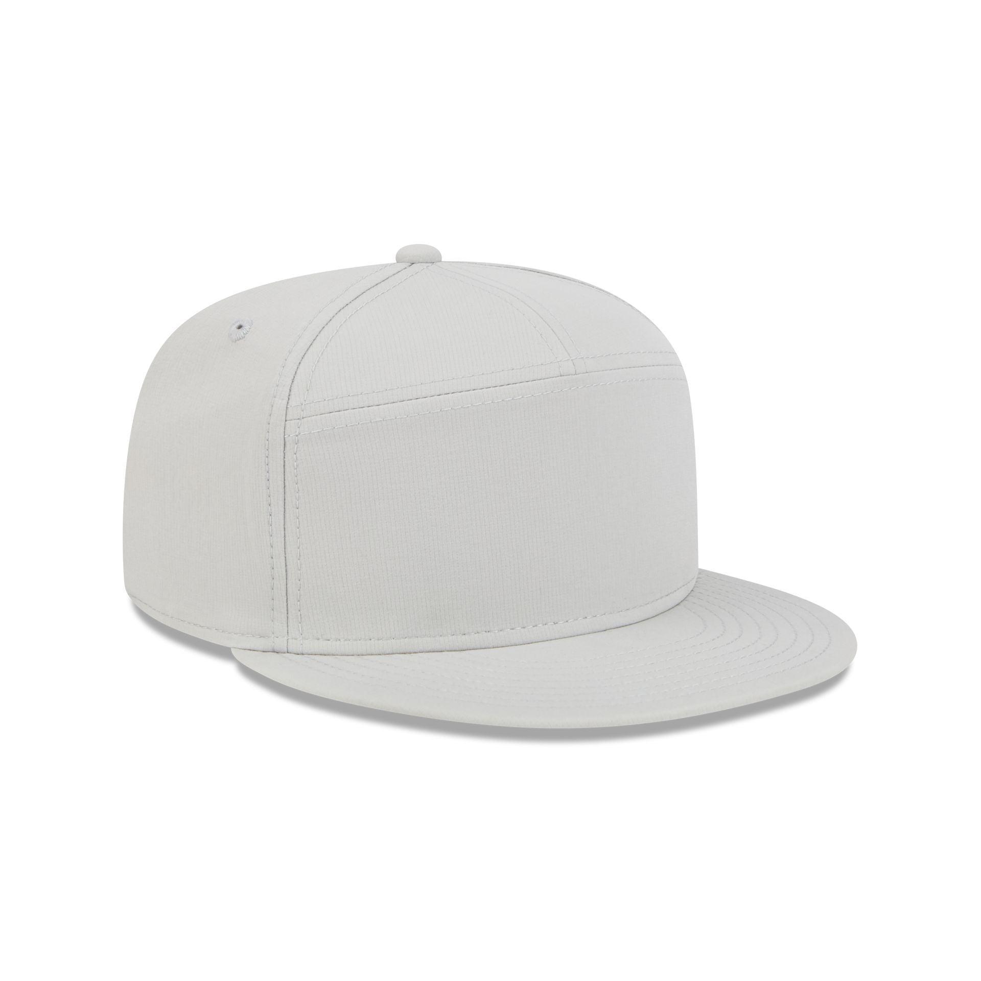 New Era Cap Gray Performance 9FIFTY Split Panel Snapback Hat Male Product Image