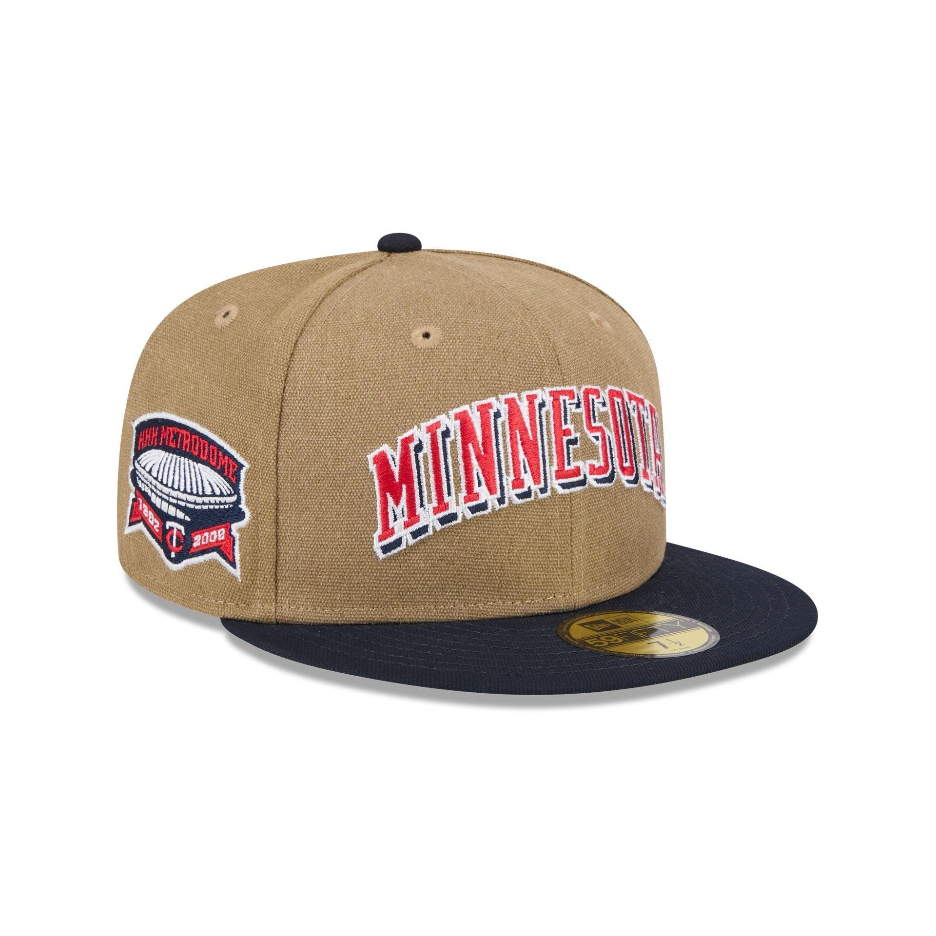 Minnesota Twins Canvas Crown 59FIFTY Fitted Hat Male Product Image