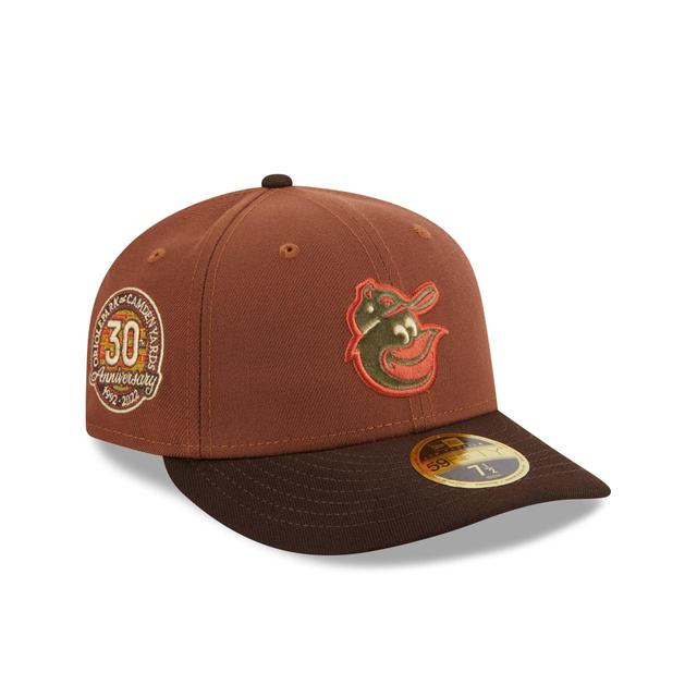 Baltimore Orioles Velvet Fill Low Profile 59FIFTY Fitted Hat Male Product Image