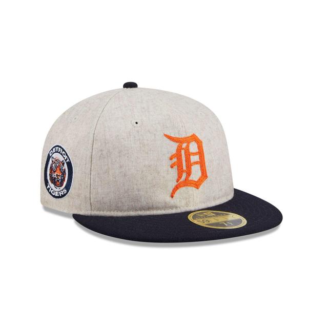 Detroit Tigers Melton Wool Retro Crown 59FIFTY Fitted Hat Male Product Image