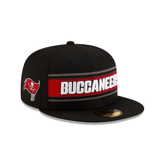 Tampa Bay Buccaneers 2024 Sideline Black 59FIFTY Fitted Hat Male Product Image