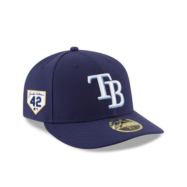 Tampa Bay Rays Jackie Robinson Day 2024 Low Profile 59FIFTY Fitted Hat Male Product Image