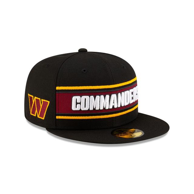 Washington Commanders 2024 Sideline Black 59FIFTY Fitted Hat Male Product Image