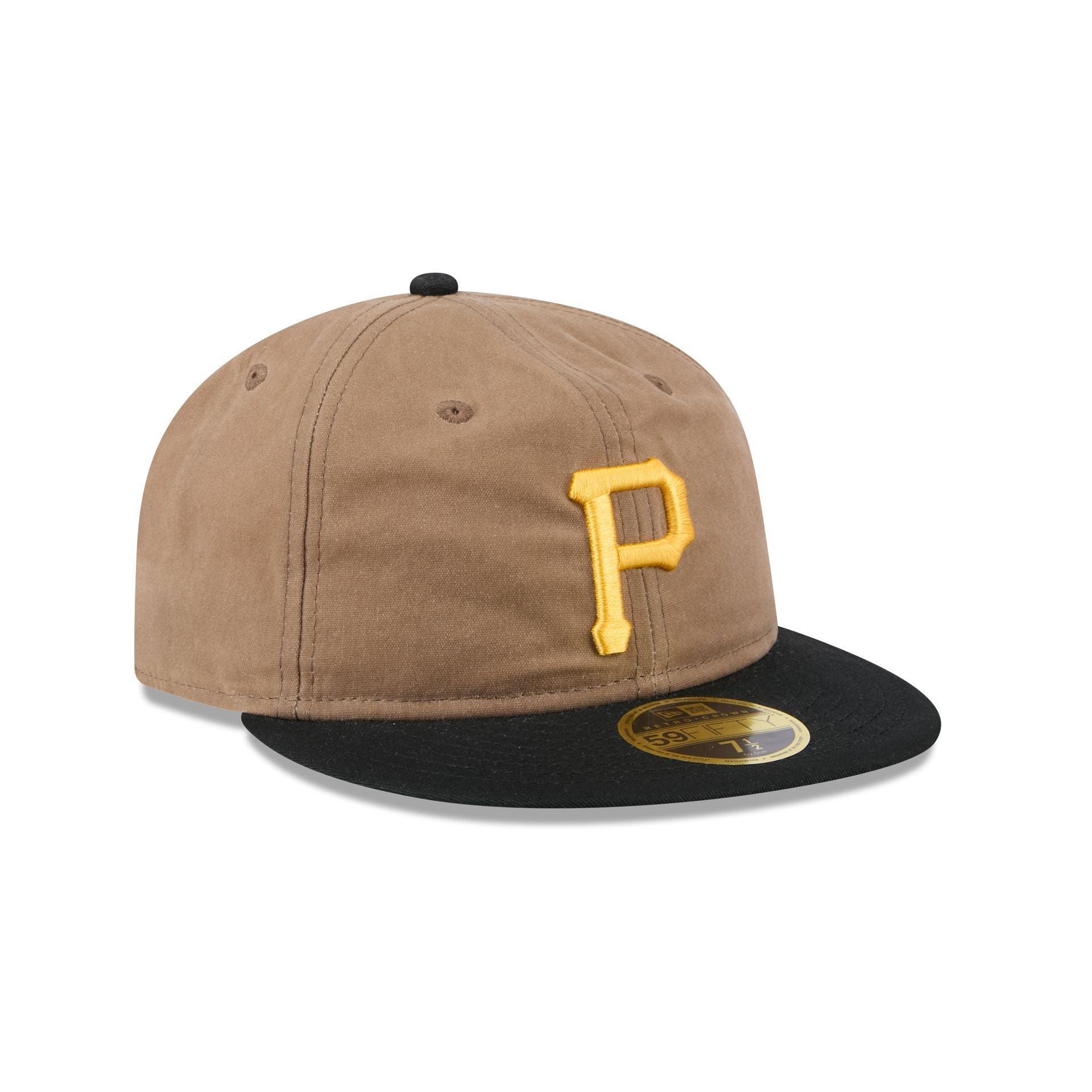 Pittsburgh Pirates Wax Canvas Retro Crown 59FIFTY Fitted Hat Male Product Image