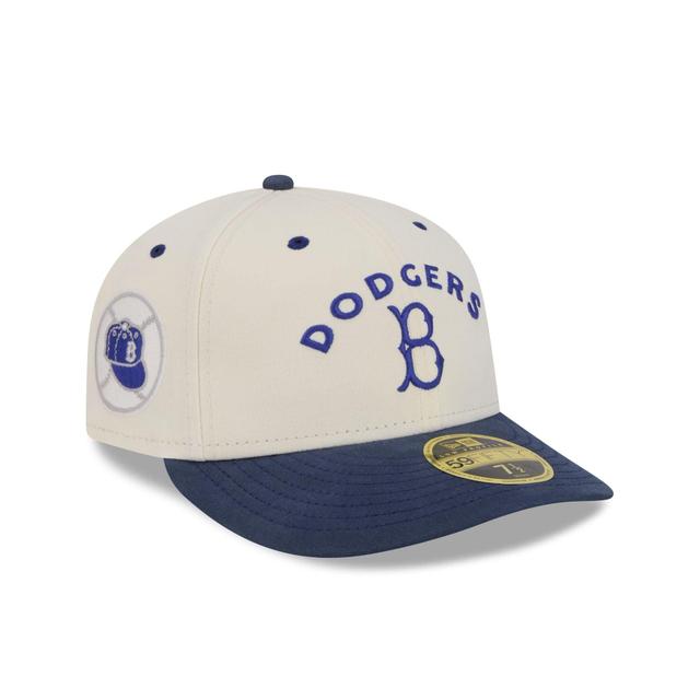 Brooklyn Dodgers Vintage Stack Low Profile 59FIFTY Fitted Hat Male Product Image