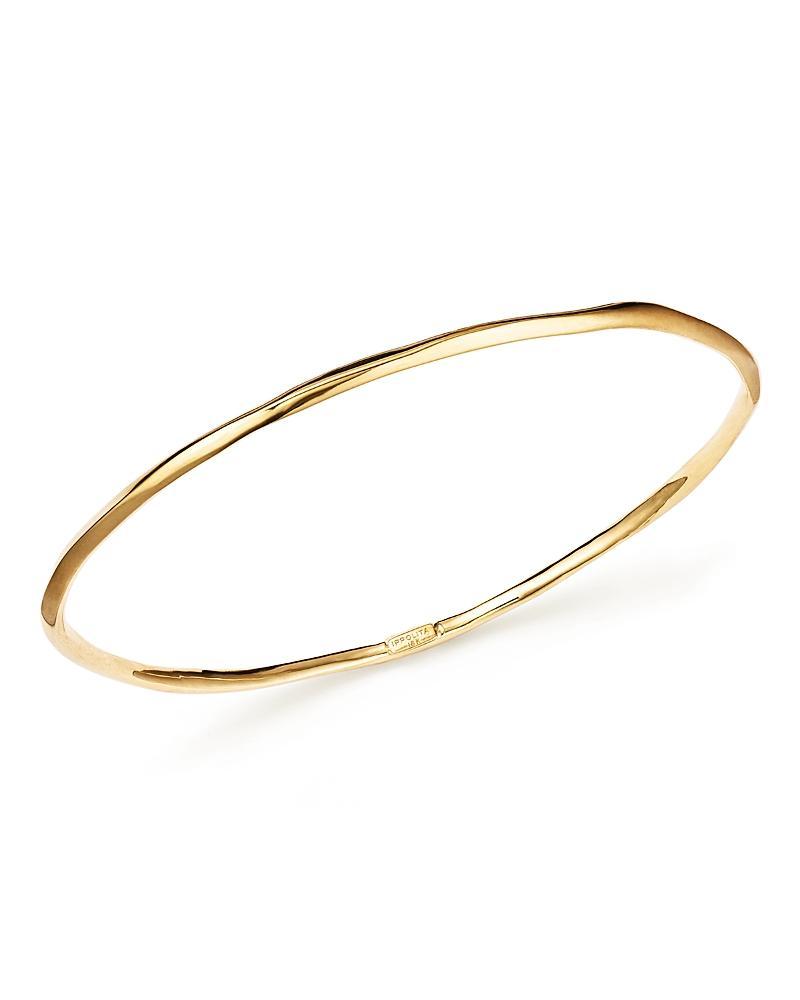 Womens Classico Squiggle 18K Yellow Gold Bangle Product Image