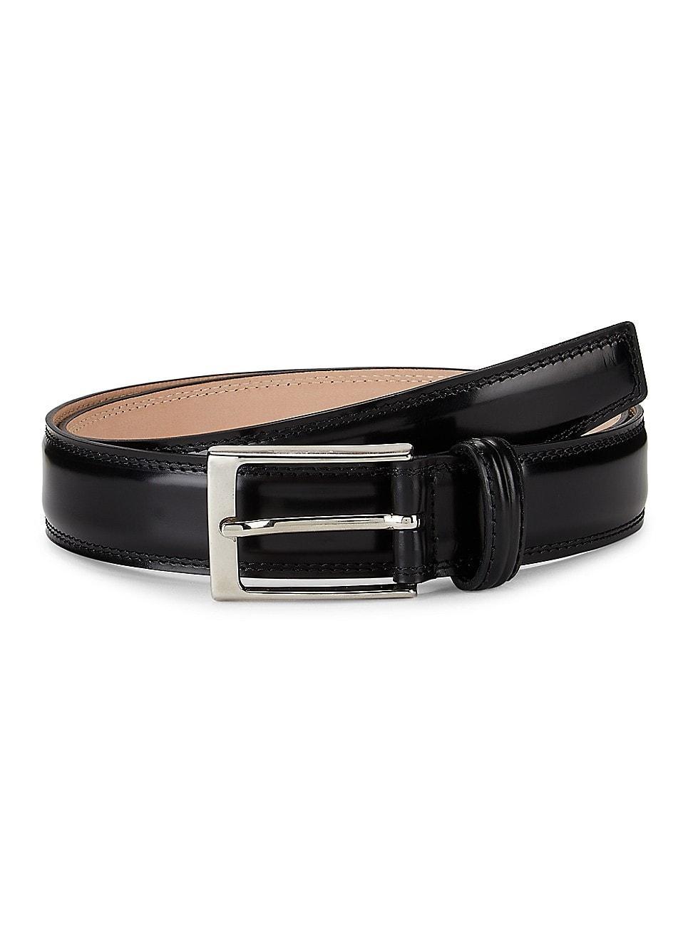 Mens Polished Leather Belt Product Image