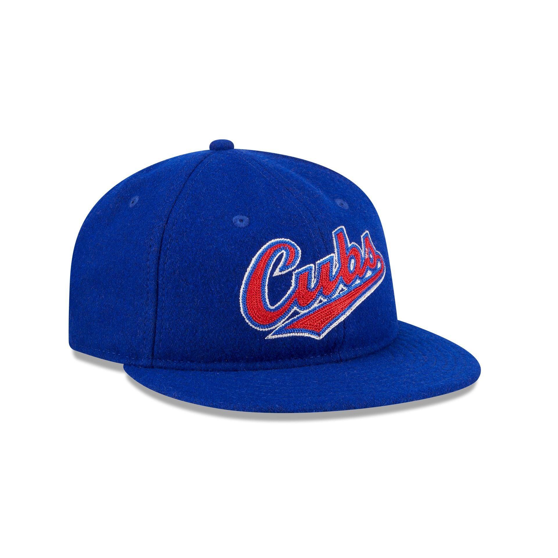 Chicago Cubs Melton Wool Retro Crown 9FIFTY Adjustable Hat Male Product Image