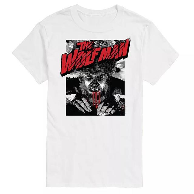 Big & Tall Universal Monsters Wolfman Poster Graphic Tee, Mens Product Image