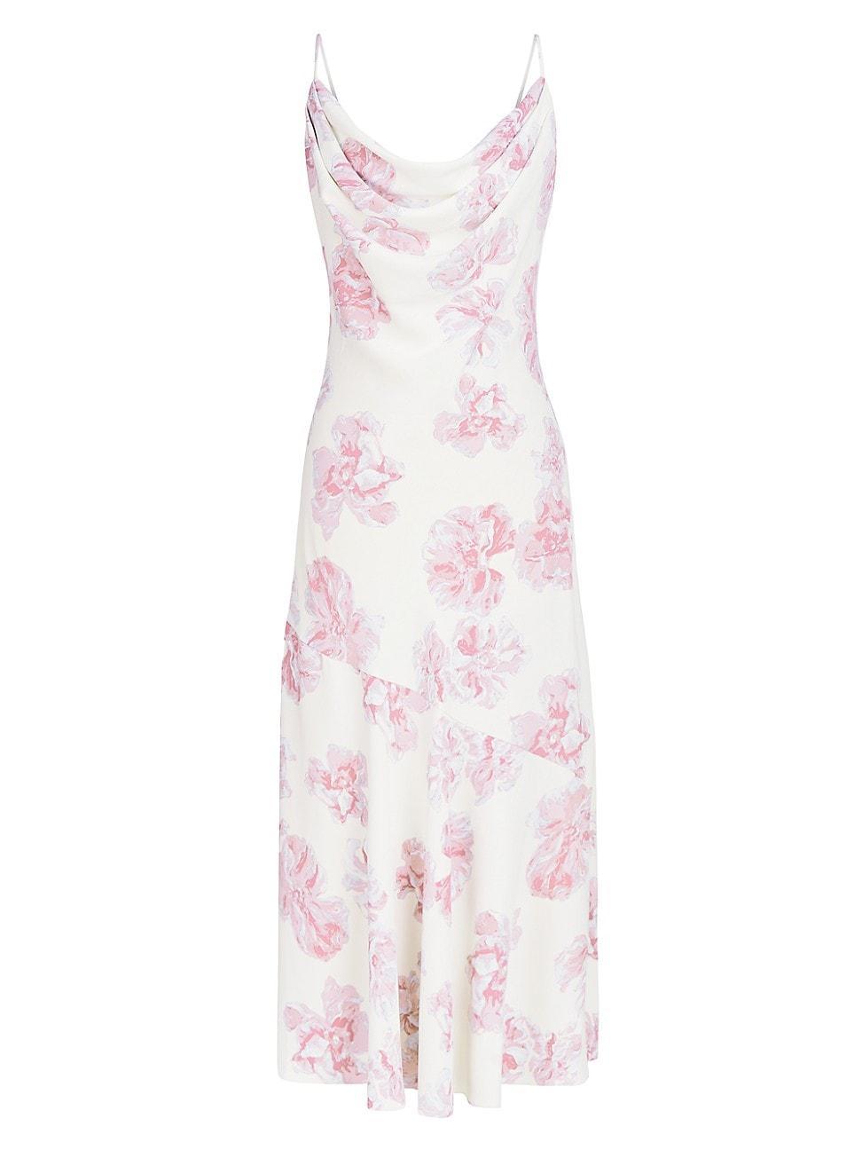 Womens Sonny Floral Crepe Midi-Dress Product Image