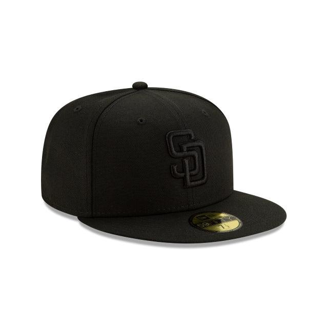 Seattle Mariners Blackout Basic 59FIFTY Fitted Hat Male Product Image