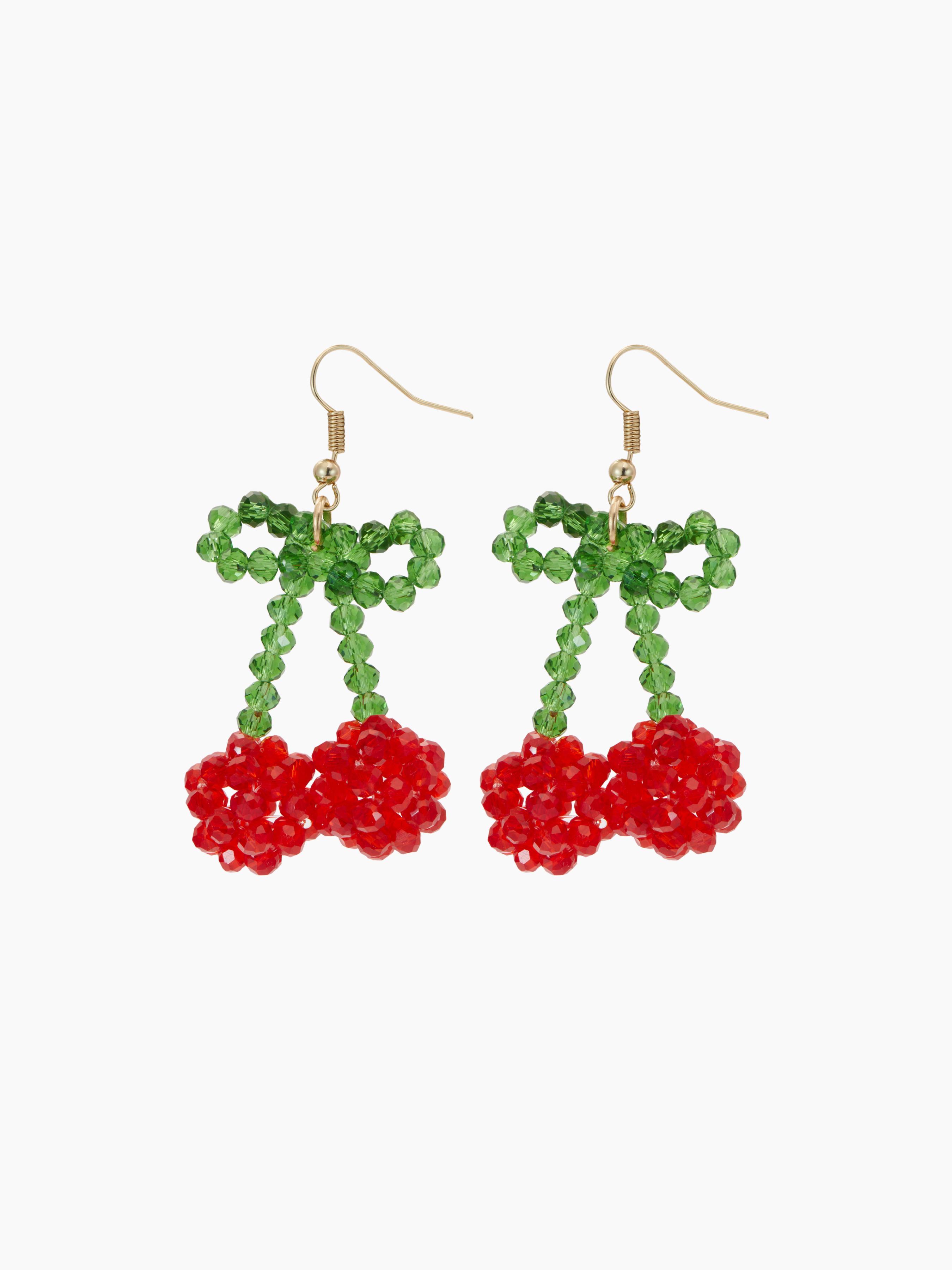 Cherry Shaped Drop Earrings  Product Image