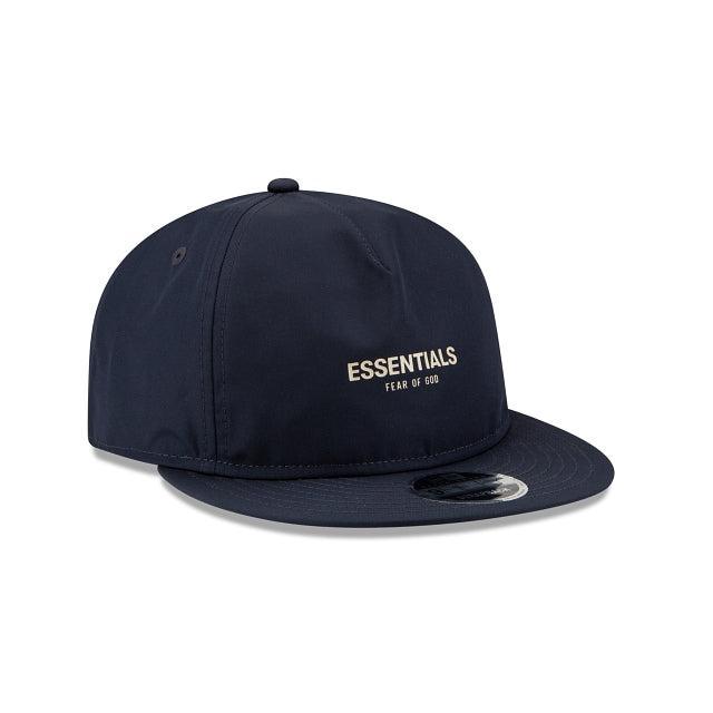 Navy Fear Of God Essentials Retro Crown 9FIFTY Strapback Hat Male Product Image