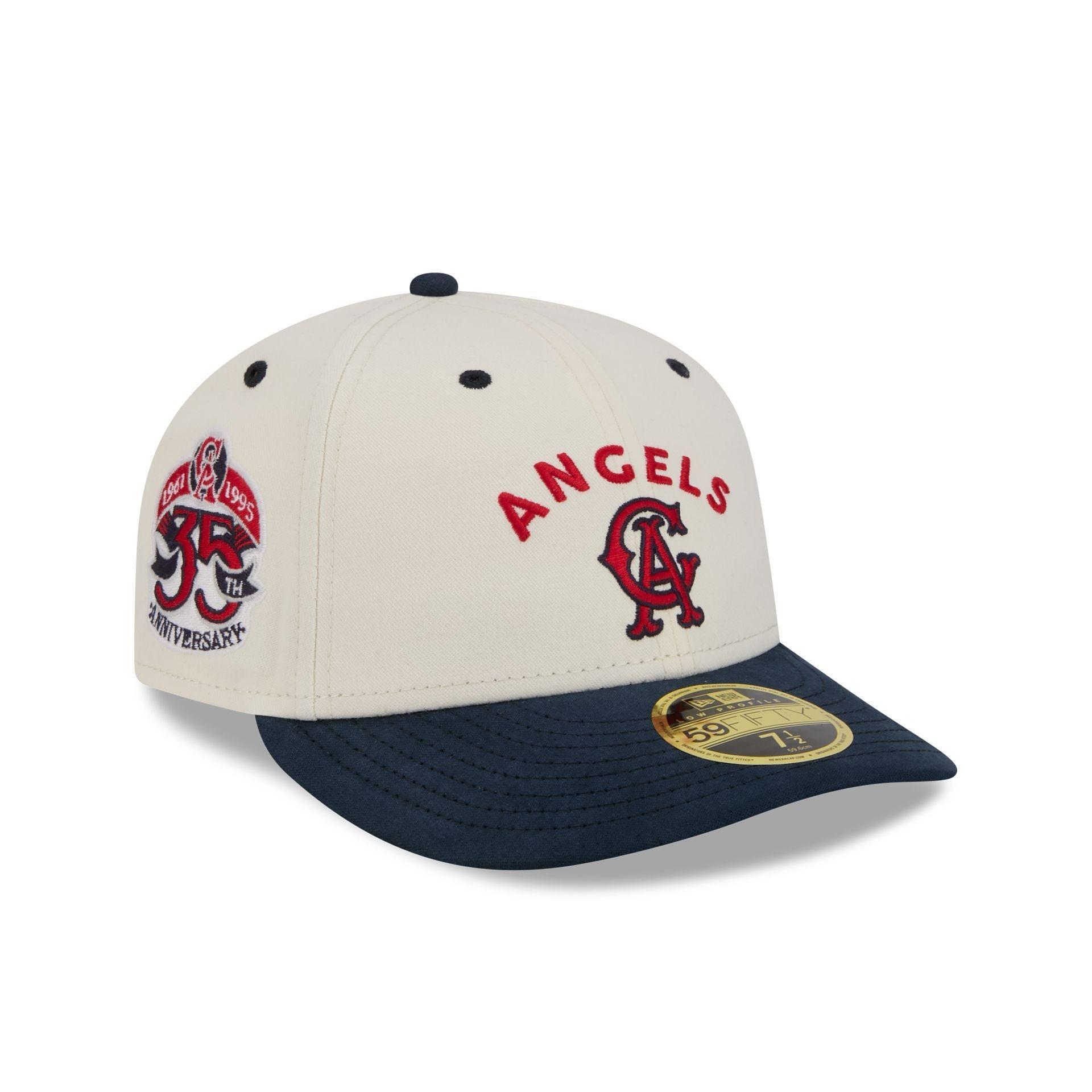 Los Angeles Angels Vintage Stack Low Profile 59FIFTY Fitted Hat Male Product Image