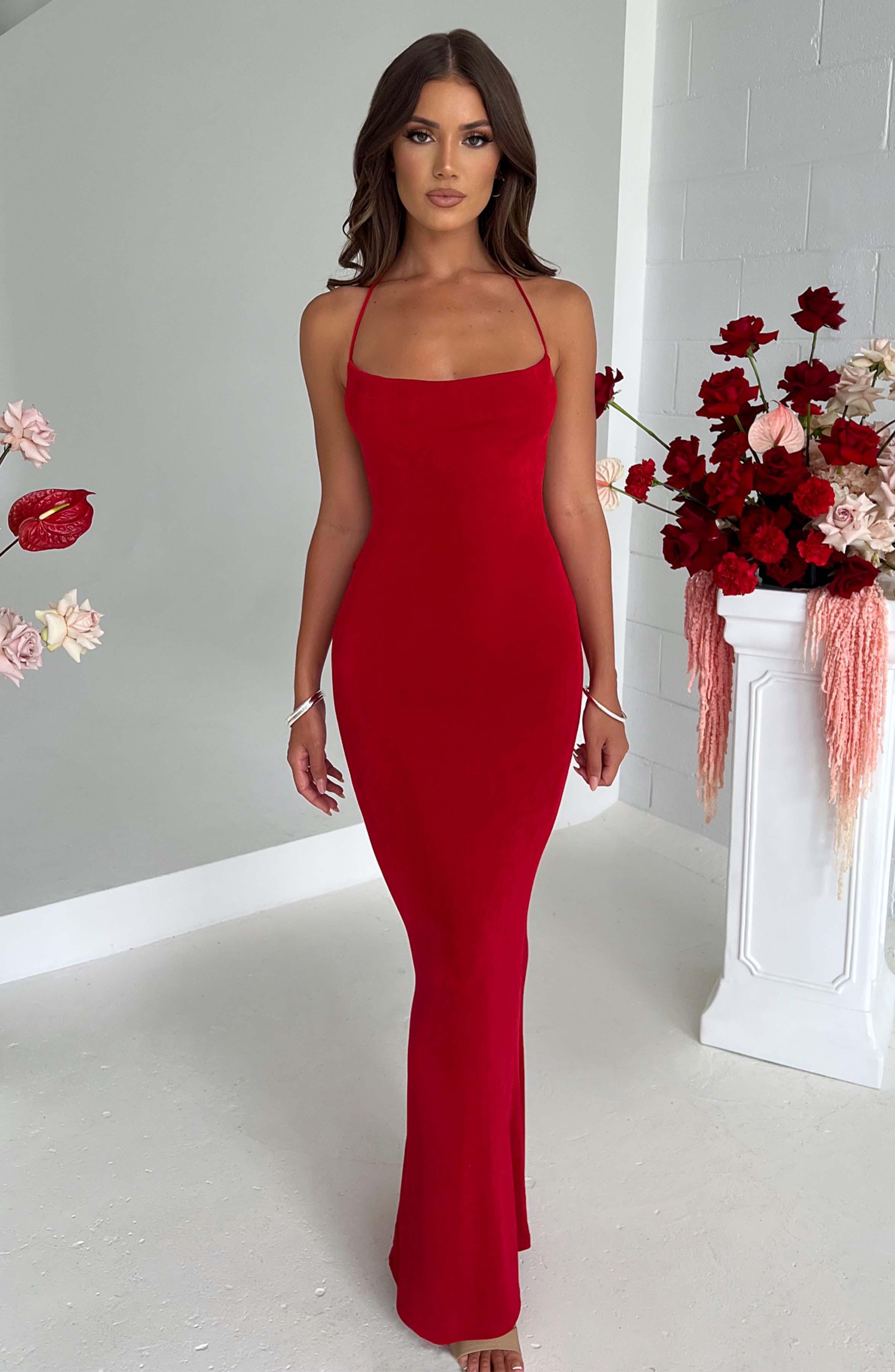 Talisa Maxi Dress - Red Product Image