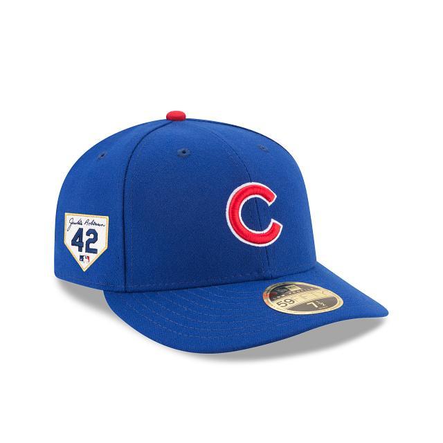 Chicago Cubs Jackie Robinson Day 2024 Low Profile 59FIFTY Fitted Hat Male Product Image