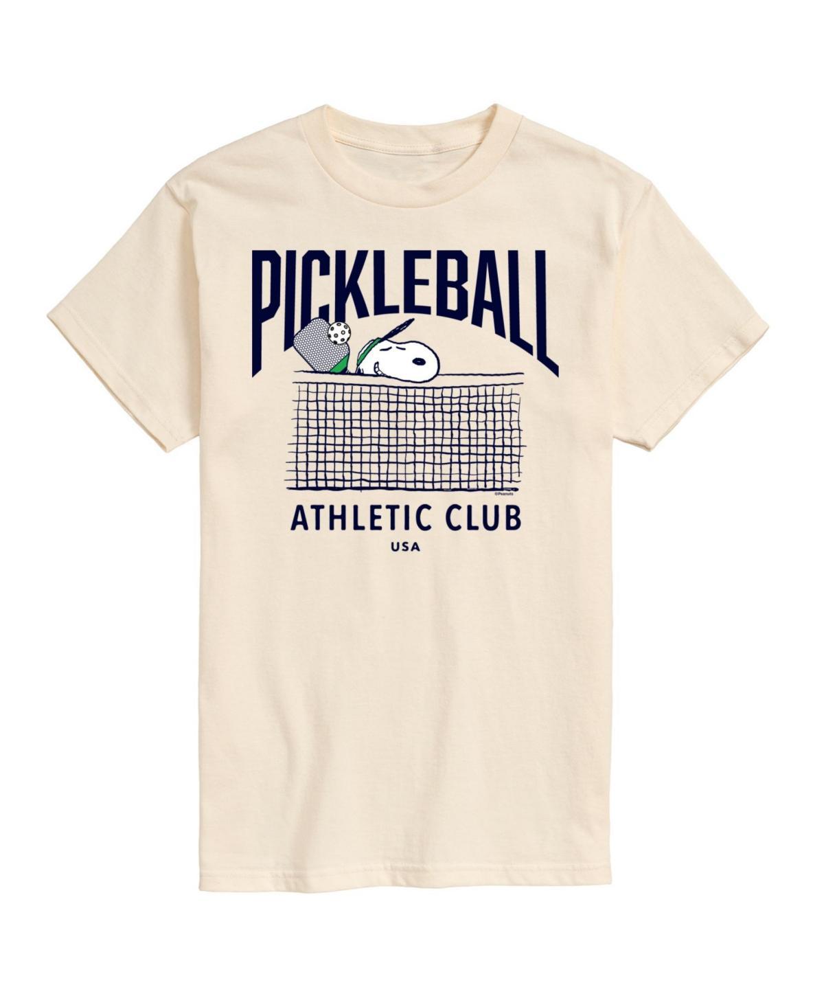 Hybrid Apparel Peanuts Pickleball Mens Short Sleeve Tee Product Image