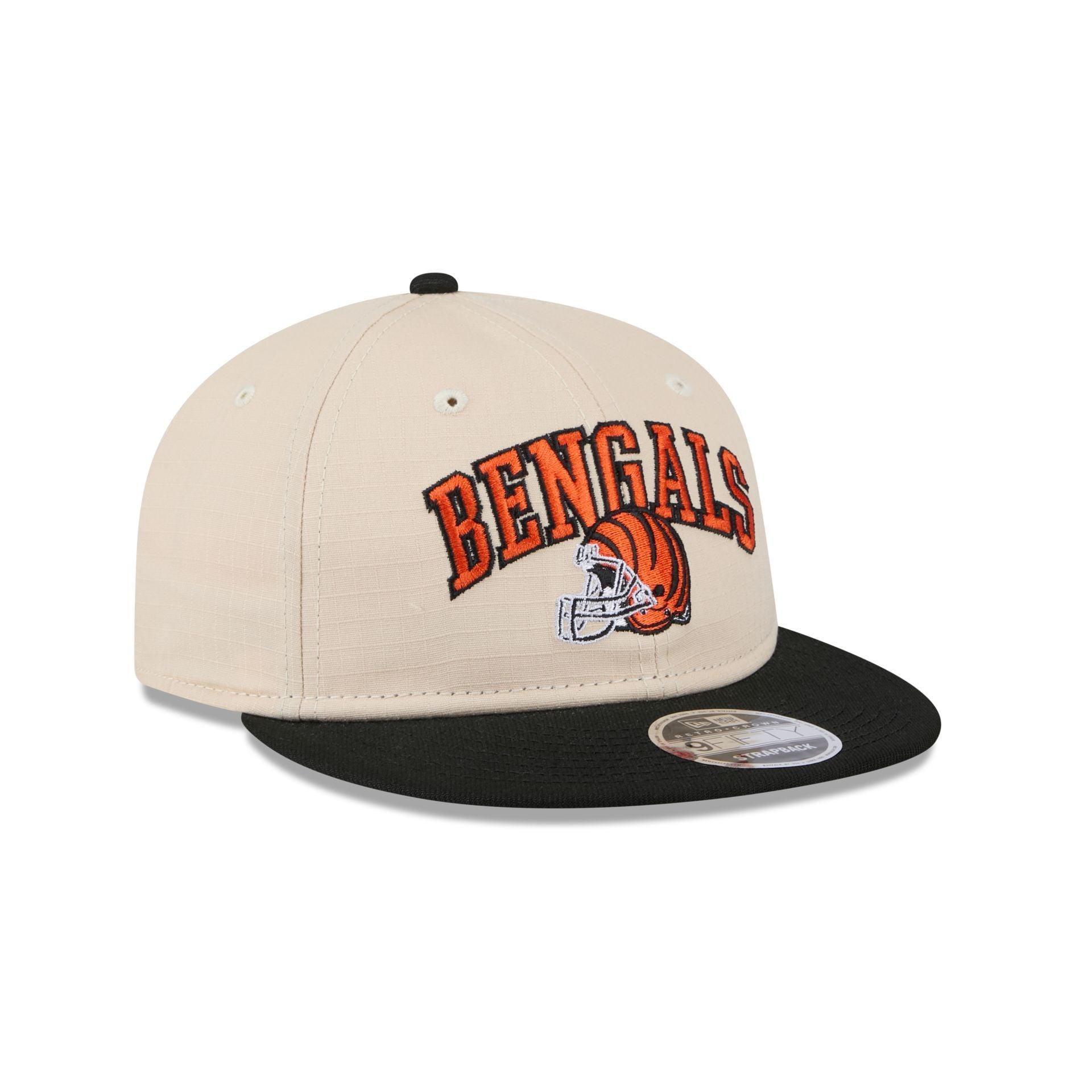 Cincinnati Bengals Historic Helmet Retro Crown 9FIFTY Snapback Hat Male Product Image