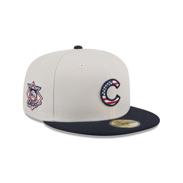 Chicago Cubs Independence Day 2024 59FIFTY Fitted Hat Male Product Image