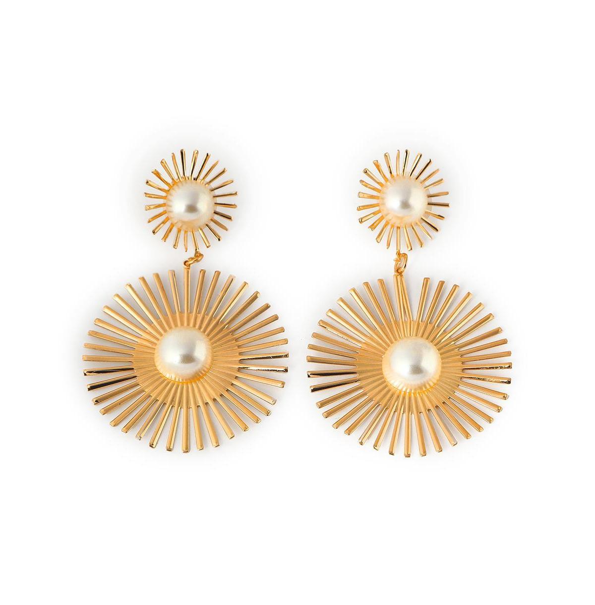 Sohi Womens Regal Drop Earrings Product Image