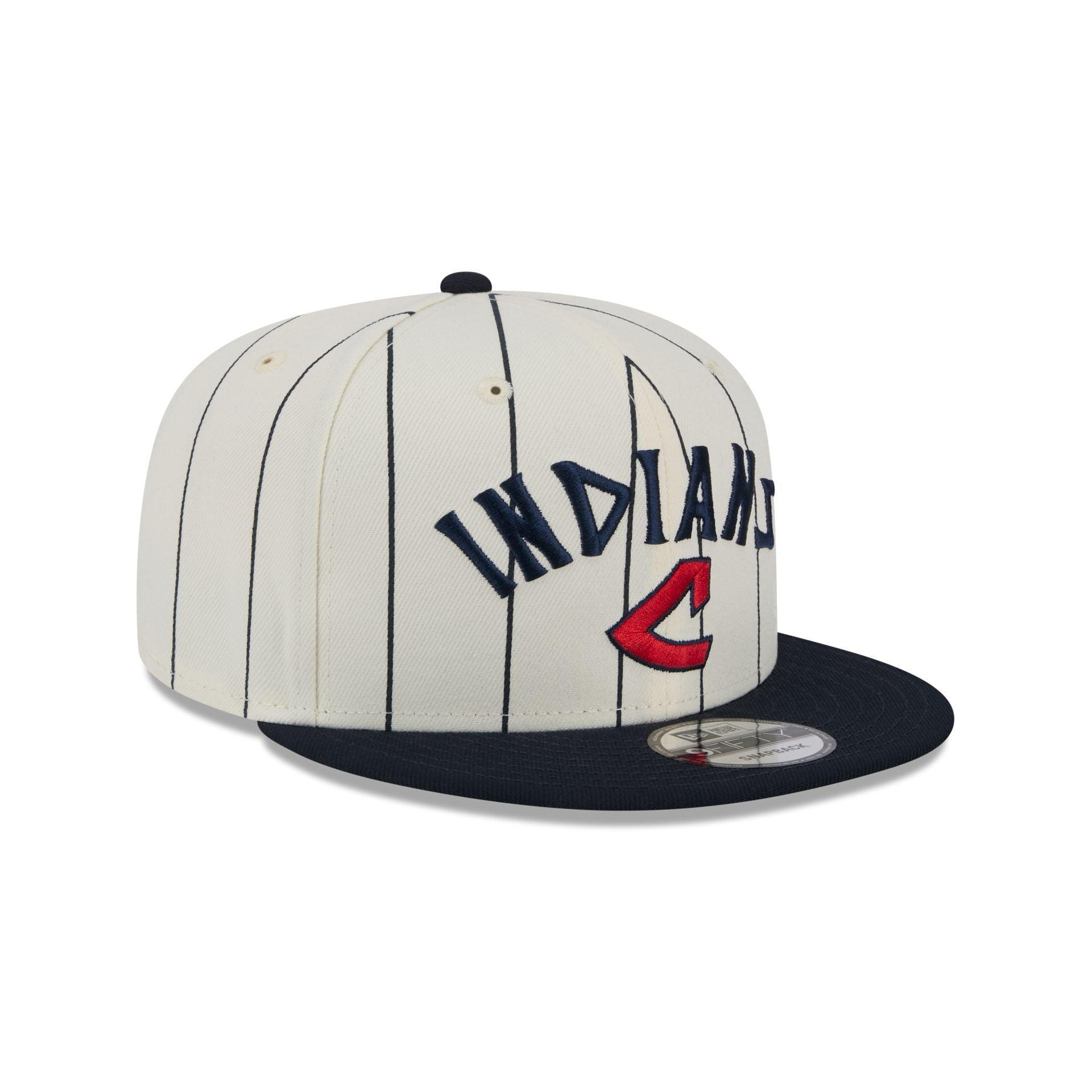 Cleveland Guardians Jersey Pinstripe 9FIFTY Snapback Hat Male Product Image