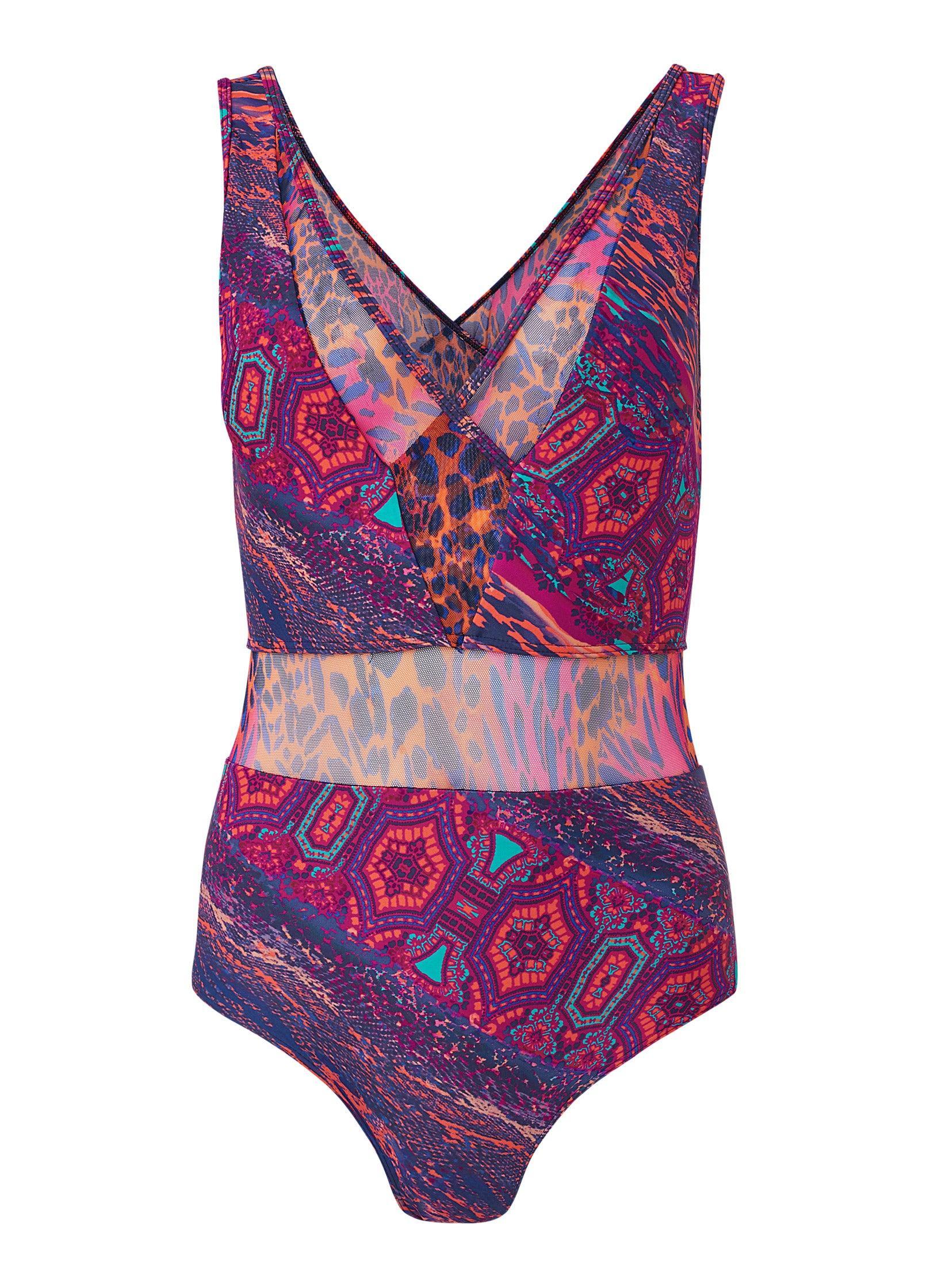 Peek-A-Boo Mesh One-Piece - Seaside Voyager Product Image