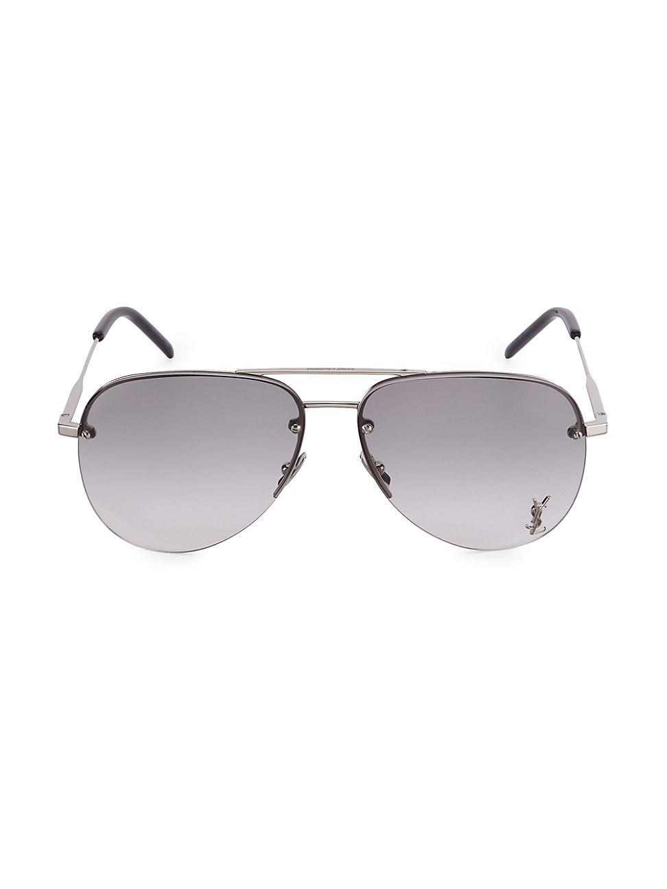 Womens Monogram Pin Classic 59MM Pilot Sunglasses Product Image