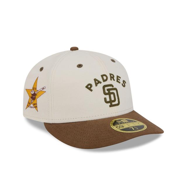 San Diego Padres Vintage Stack Low Profile 59FIFTY Fitted Hat Male Product Image