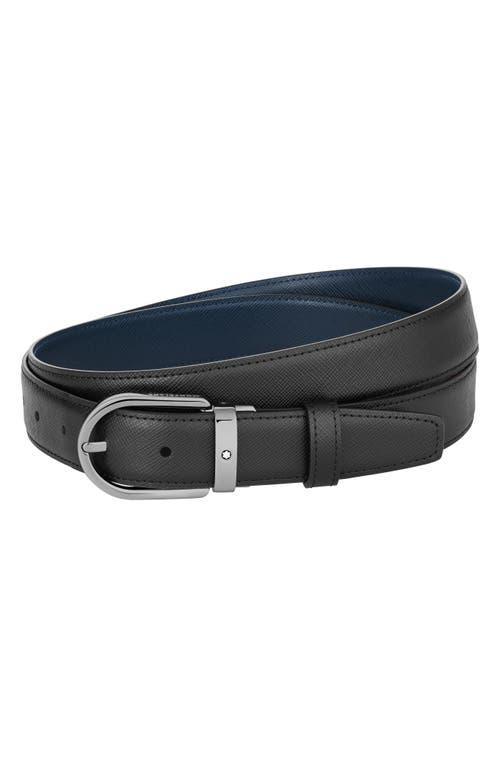 Mens Reversible Leather Buckle Belt Product Image