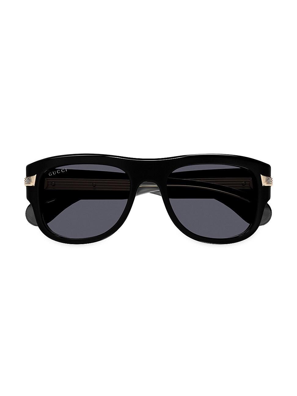 Mens Plastic Rectangle Sunglasses Product Image