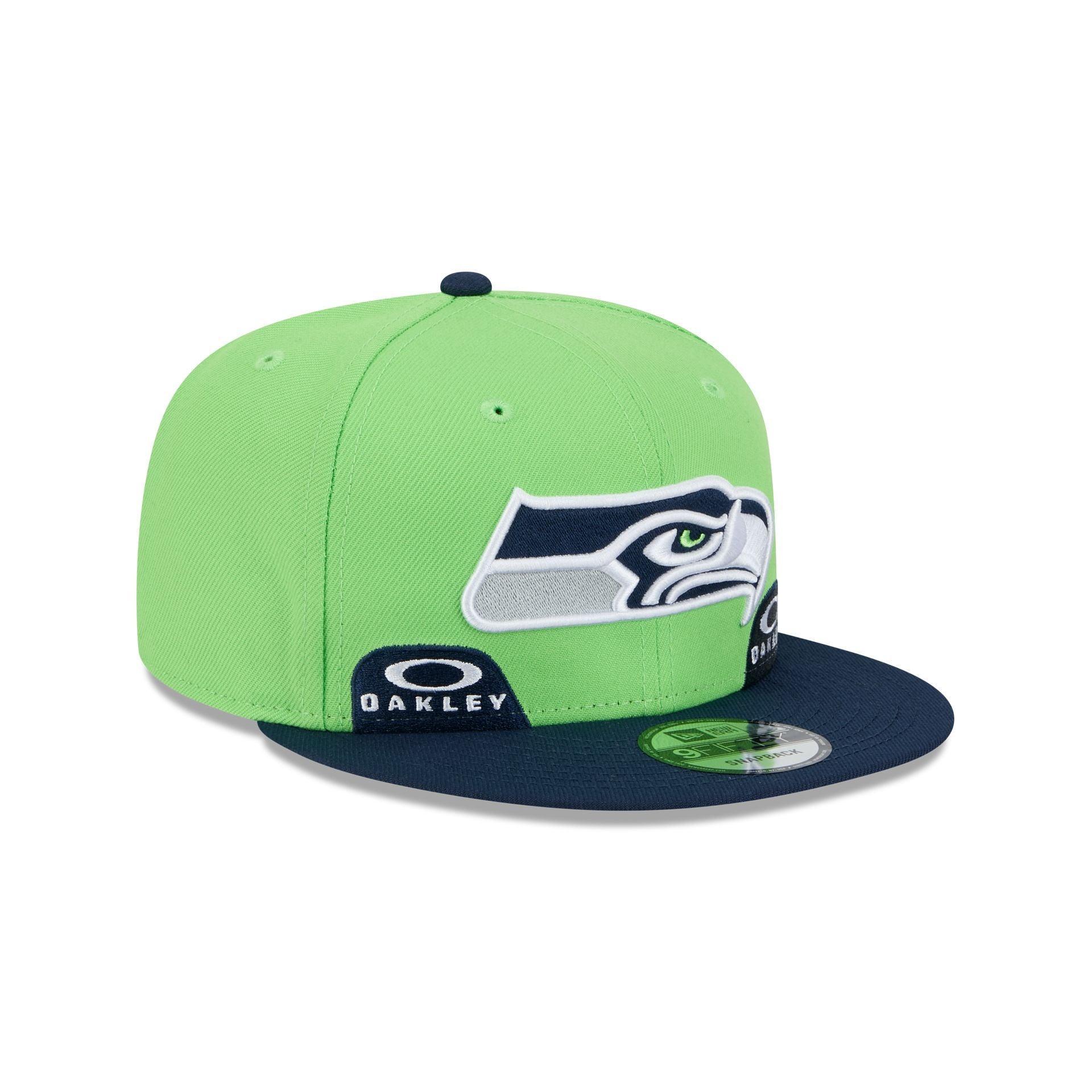 Oakley x Seattle Seahawks 9FIFTY Snapback Hat Male Product Image