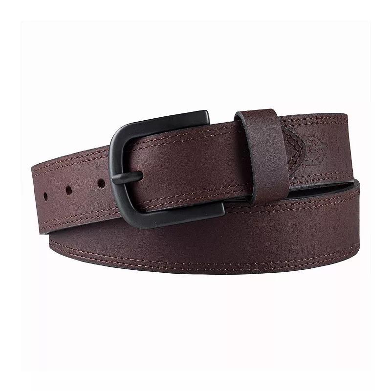 Mens Dickies Mens Casual Leather Jean Belt Brown Product Image