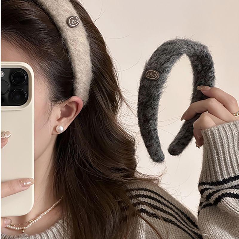 Plain Furry Headband Product Image