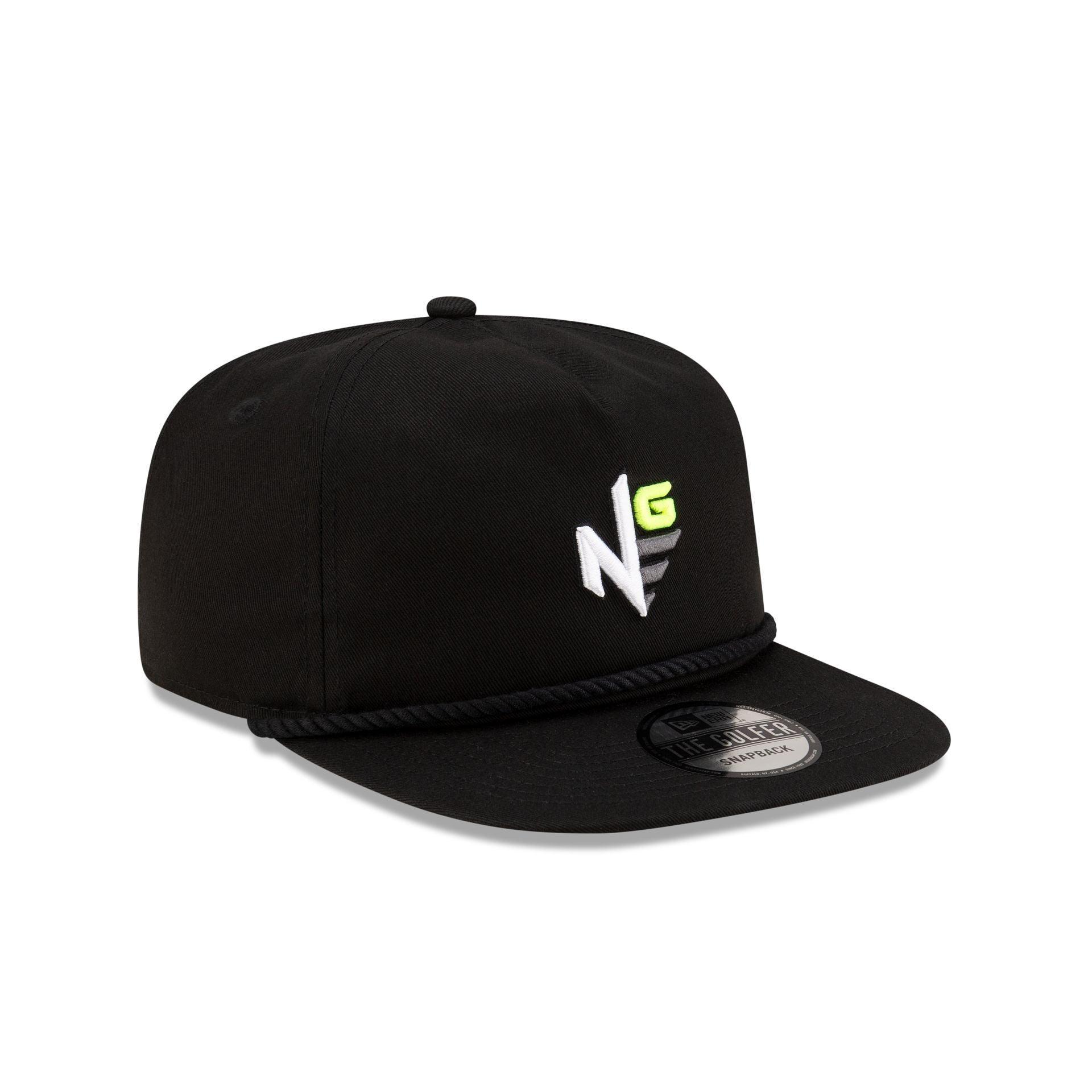 New Era Golf Black Logo Golfer Hat Male Product Image