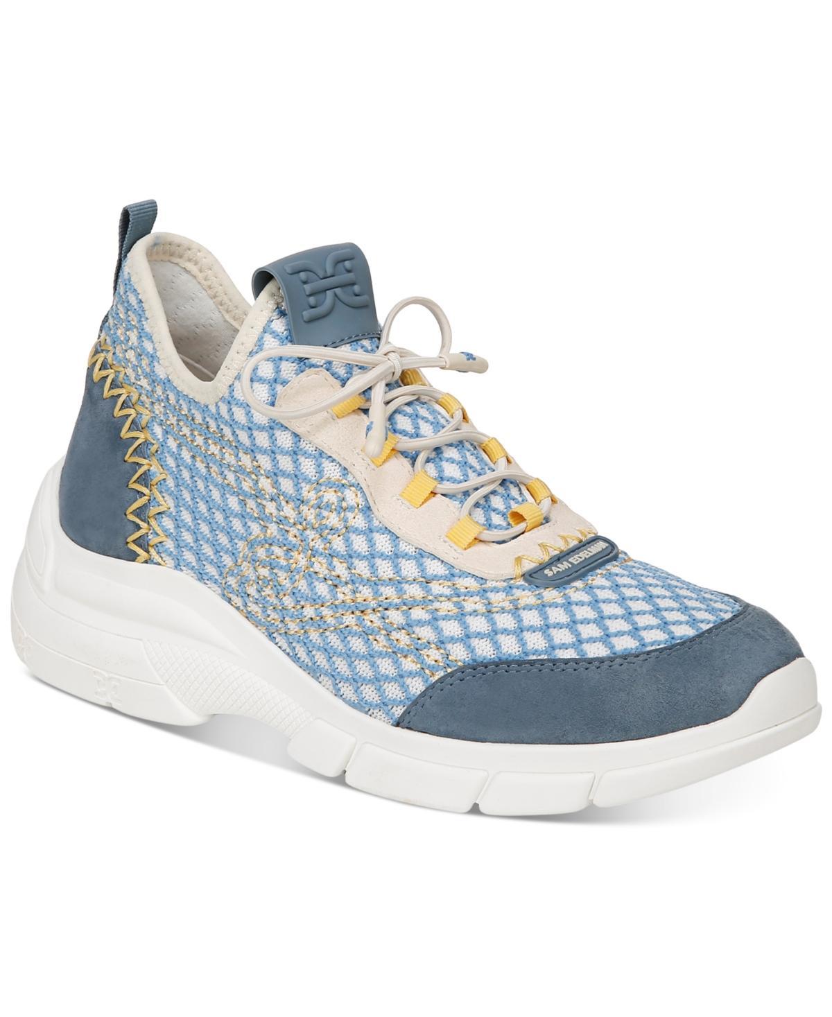 Sam Edelman Chelsie Lace Up Knit Sneaker Multi Knit Product Image