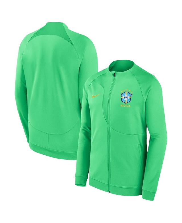 Mens Nike Green Brazil National Team Academy Pro Anthem Performance Full-Zip Jacket Product Image